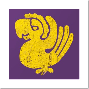 Purple Parrots Posters and Art